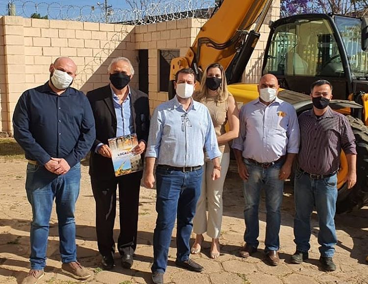 Locagyn recebe a visita do Presidente da ACIEG